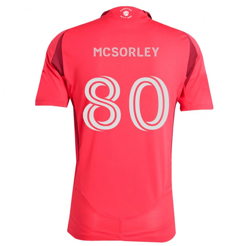 Danxen Heren Brendan Mcsorley #80 Magenta Wit Thuisshirt Thuistenue 2026/27 T-Shirt