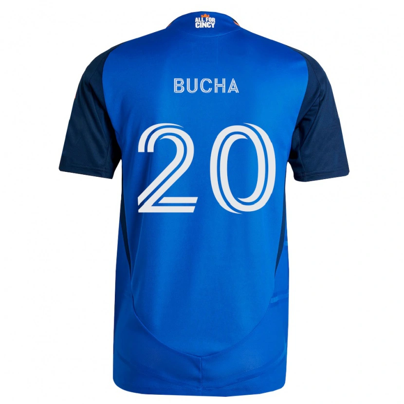 Danxen Heren Pavel Bucha #20 Koninklijk Blauw Oranje Thuisshirt Thuistenue 2026/27 T-Shirt