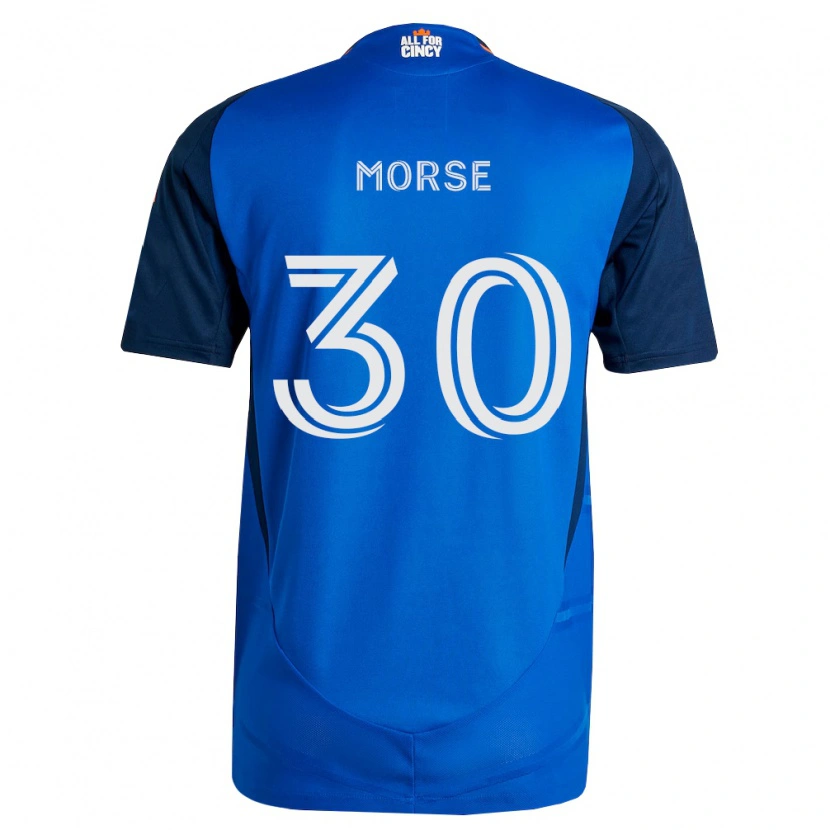 Danxen Heren Hunter Morse #30 Koninklijk Blauw Oranje Thuisshirt Thuistenue 2026/27 T-Shirt