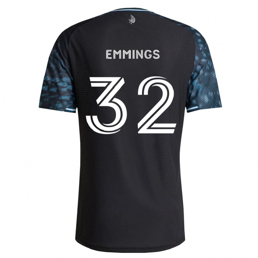 Danxen Heren Fred Emmings #32 Zwart Wit Thuisshirt Thuistenue 2026/27 T-Shirt