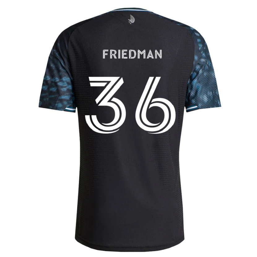 Danxen Heren Jakob Friedman #36 Zwart Wit Thuisshirt Thuistenue 2026/27 T-Shirt