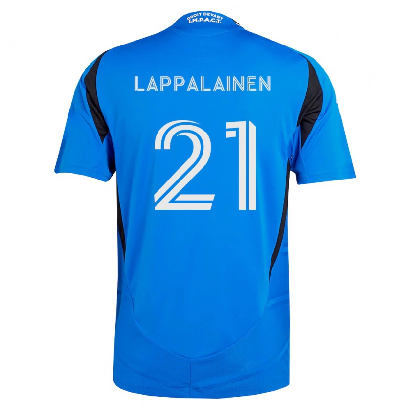 Danxen Heren Lassi Lappalainen #21 Blauw Wit Zwart Thuisshirt Thuistenue 2026/27 T-Shirt