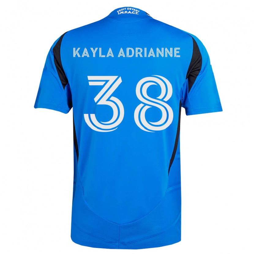 Danxen Heren Kamdem Kayla Adrianne #38 Blauw Wit Zwart Thuisshirt Thuistenue 2026/27 T-Shirt