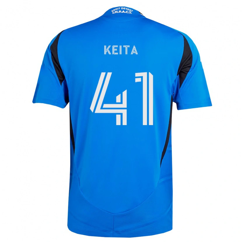 Danxen Heren Samsy Keita #41 Blauw Wit Zwart Thuisshirt Thuistenue 2026/27 T-Shirt