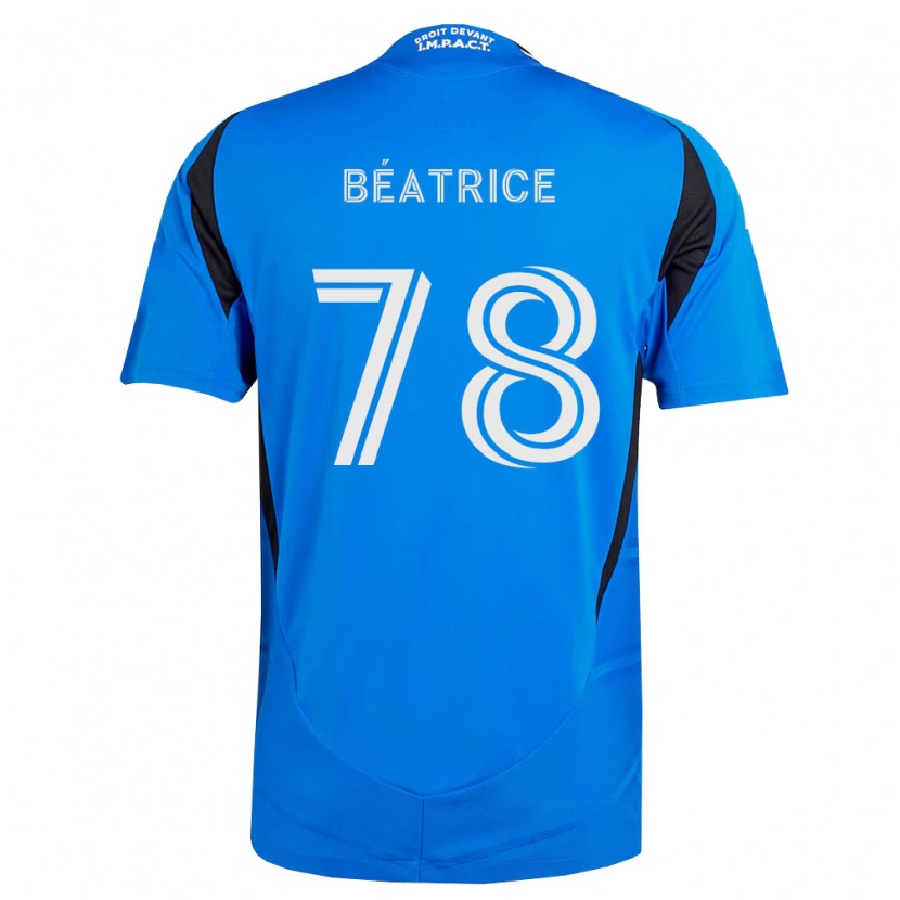 Danxen Heren Forcier Béatrice #78 Blauw Wit Zwart Thuisshirt Thuistenue 2026/27 T-Shirt