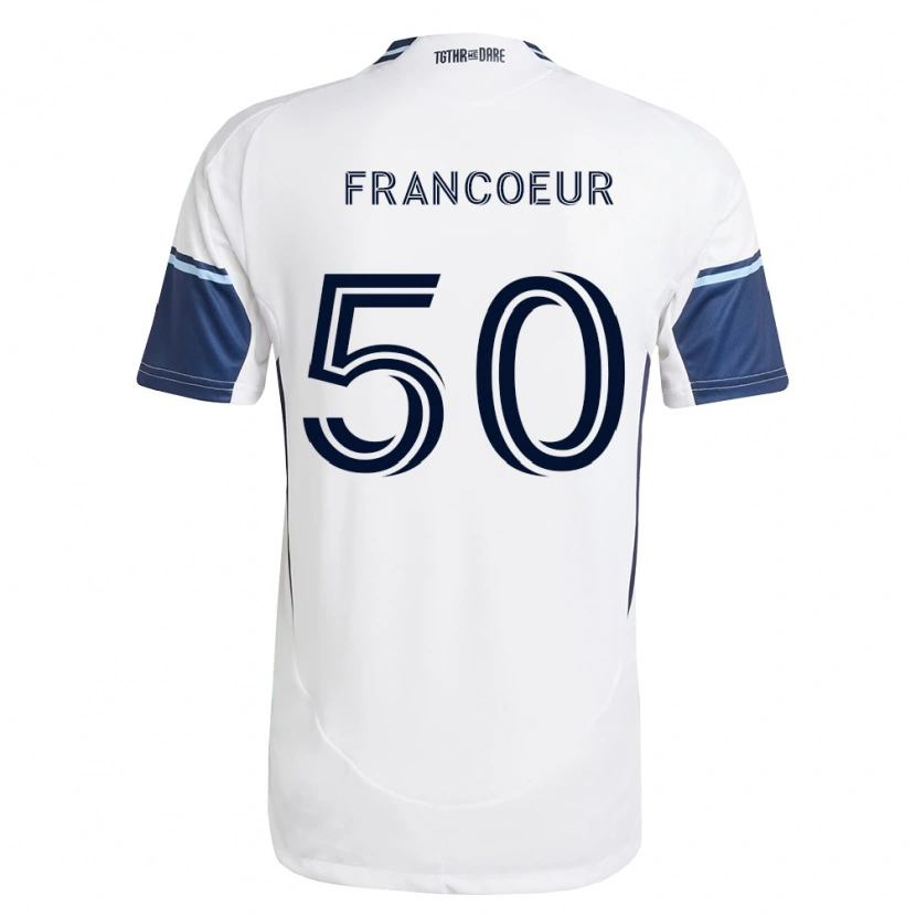 Danxen Heren Isaac Francoeur #50 Wit Koninklijk Blauw Thuisshirt Thuistenue 2026/27 T-Shirt