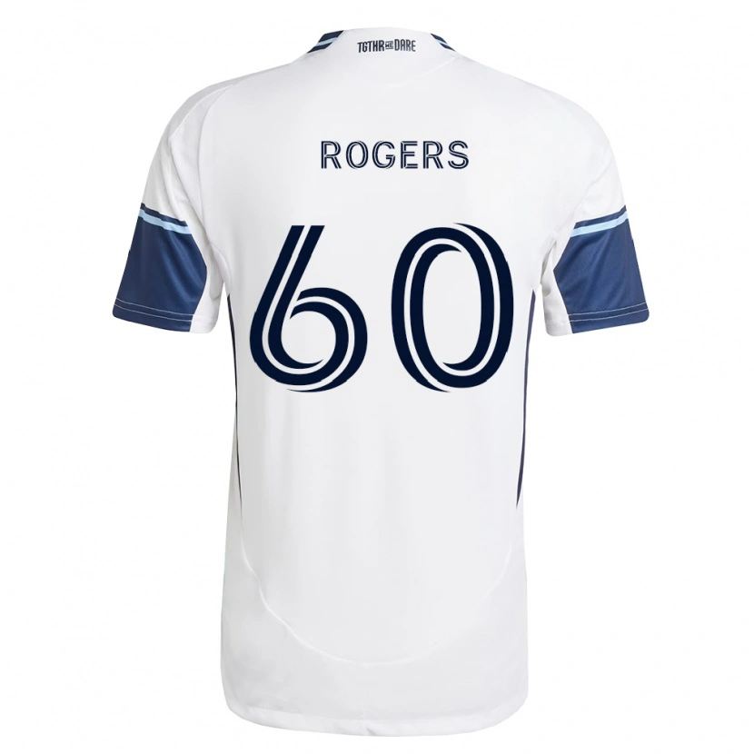 Danxen Heren Sam Rogers #60 Wit Koninklijk Blauw Thuisshirt Thuistenue 2026/27 T-Shirt