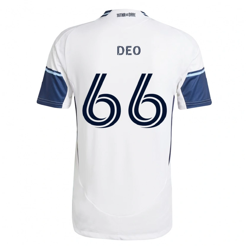 Danxen Heren Sahil Deo #66 Wit Koninklijk Blauw Thuisshirt Thuistenue 2026/27 T-Shirt