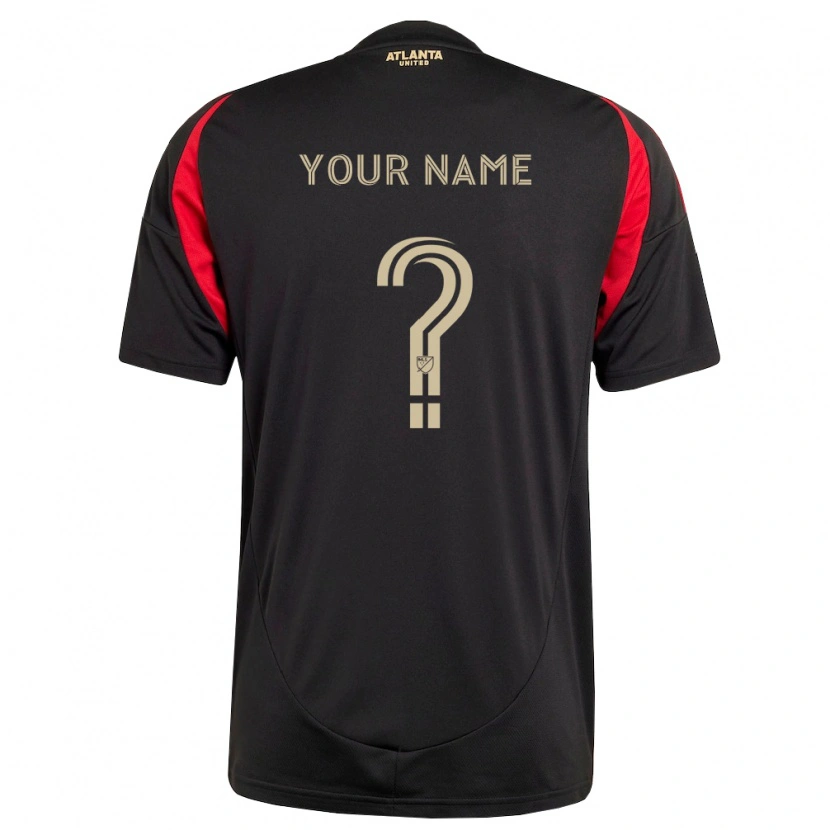 Danxen Heren Uw Naam #0 Zwart Rood Thuisshirt Thuistenue 2026/27 T-Shirt