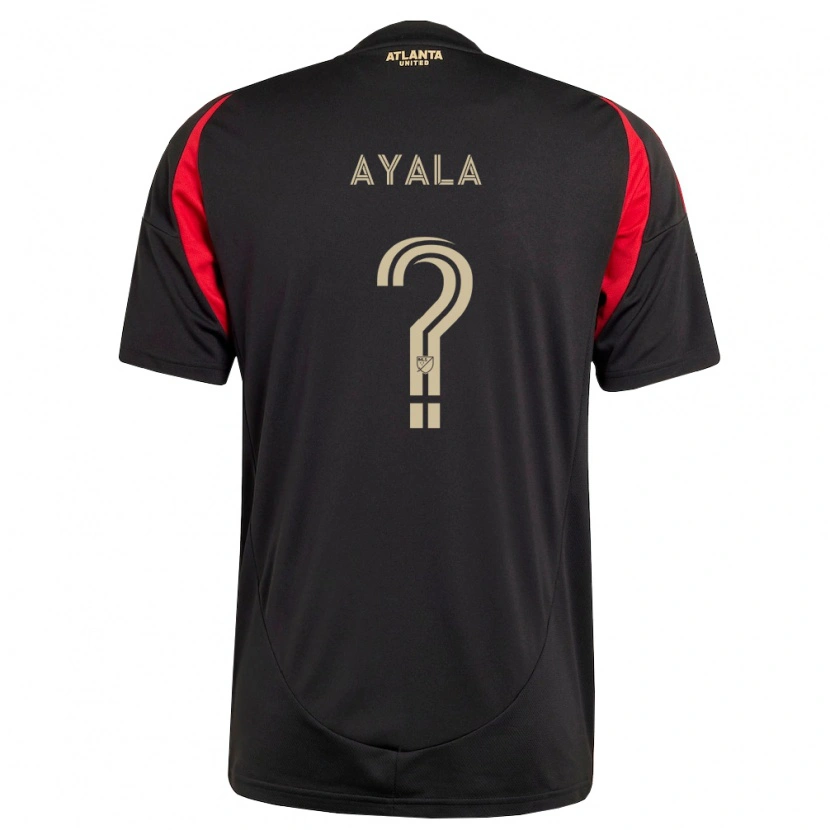 Danxen Heren Josué Ayala #0 Zwart Rood Thuisshirt Thuistenue 2026/27 T-Shirt