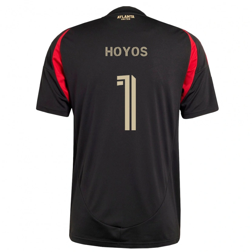 Danxen Heren Lucas Hoyos #1 Zwart Rood Thuisshirt Thuistenue 2026/27 T-Shirt