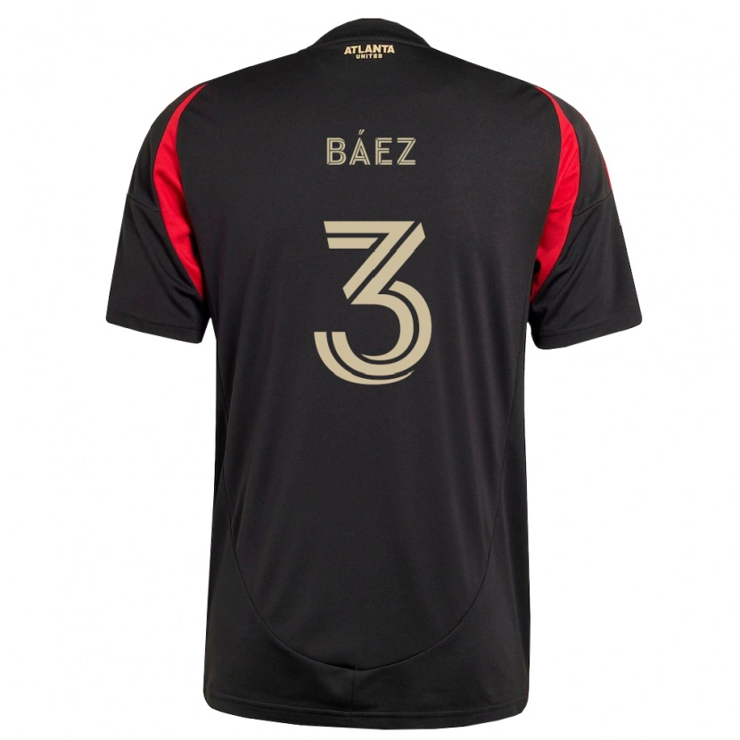 Danxen Heren Elías Báez #3 Zwart Rood Thuisshirt Thuistenue 2026/27 T-Shirt