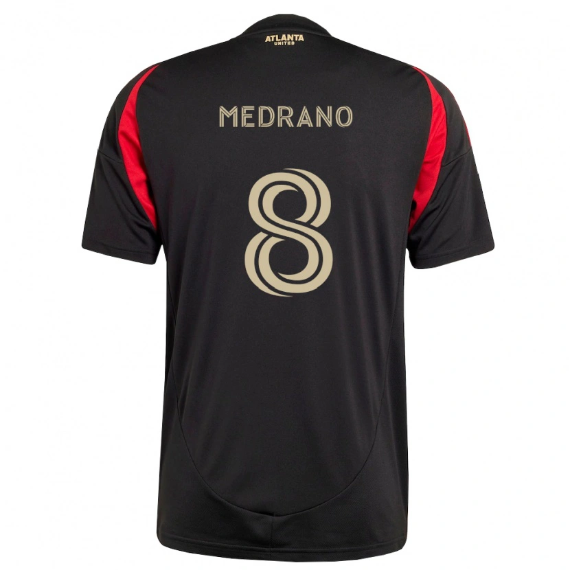 Danxen Heren Keven Medrano #8 Zwart Rood Thuisshirt Thuistenue 2026/27 T-Shirt