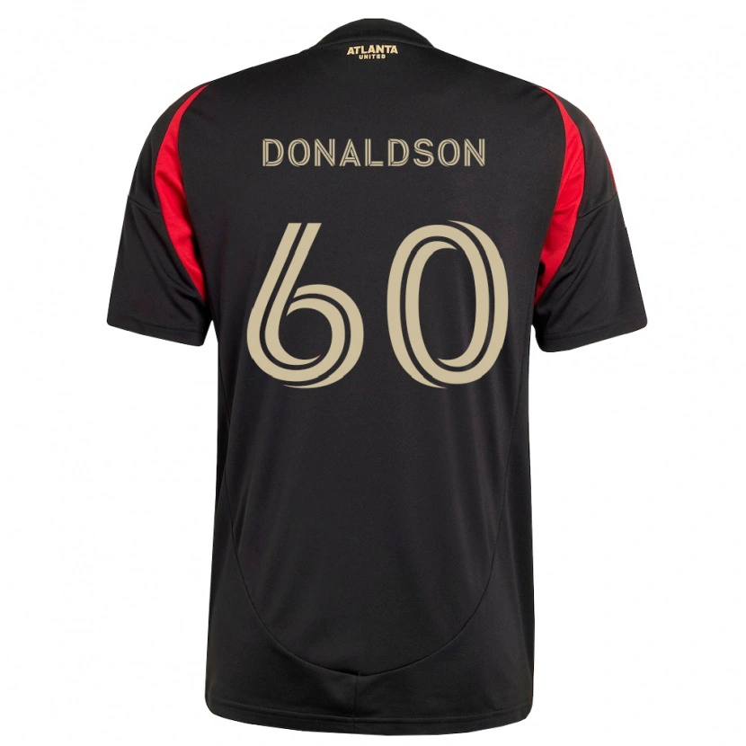 Danxen Heren James Donaldson #60 Zwart Rood Thuisshirt Thuistenue 2026/27 T-Shirt