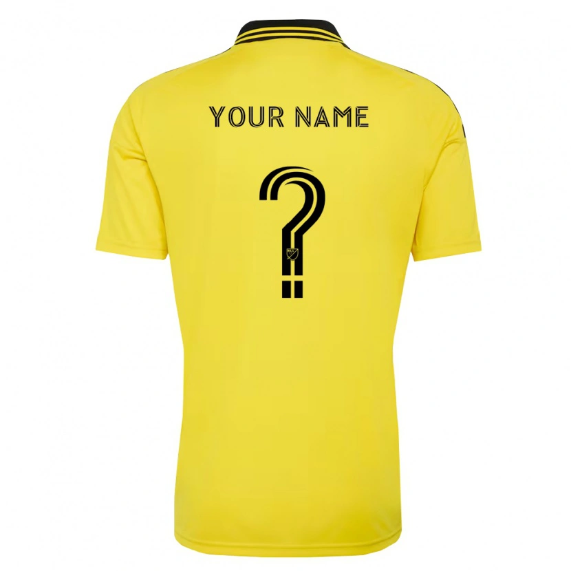 Danxen Heren Uw Naam #0 Geel Zwart Thuisshirt Thuistenue 2026/27 T-Shirt