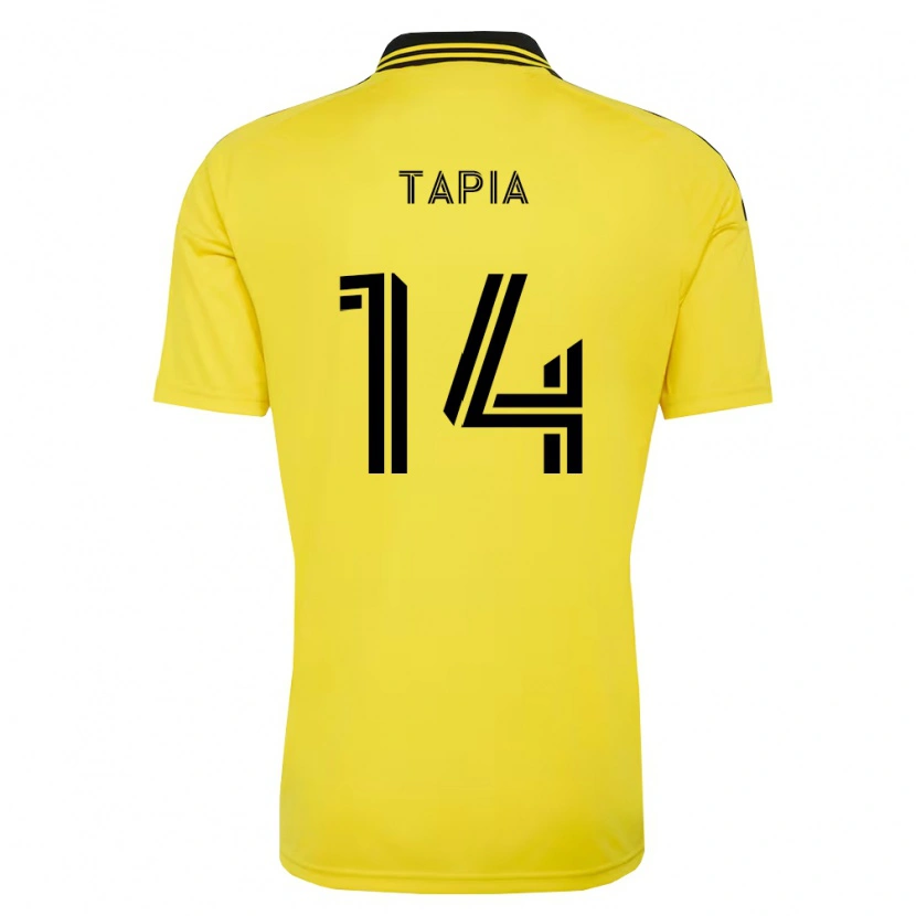 Danxen Heren Gonzalo Tapia #14 Geel Zwart Thuisshirt Thuistenue 2026/27 T-Shirt