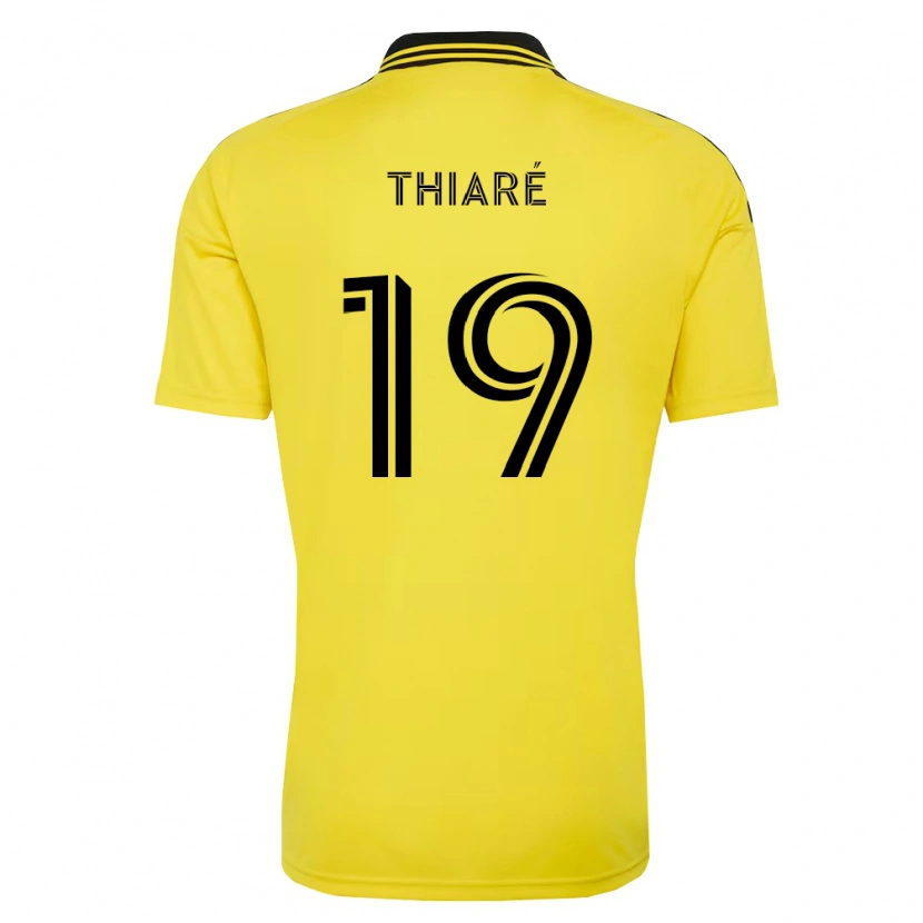 Danxen Heren Jamal Thiaré #19 Geel Zwart Thuisshirt Thuistenue 2026/27 T-Shirt
