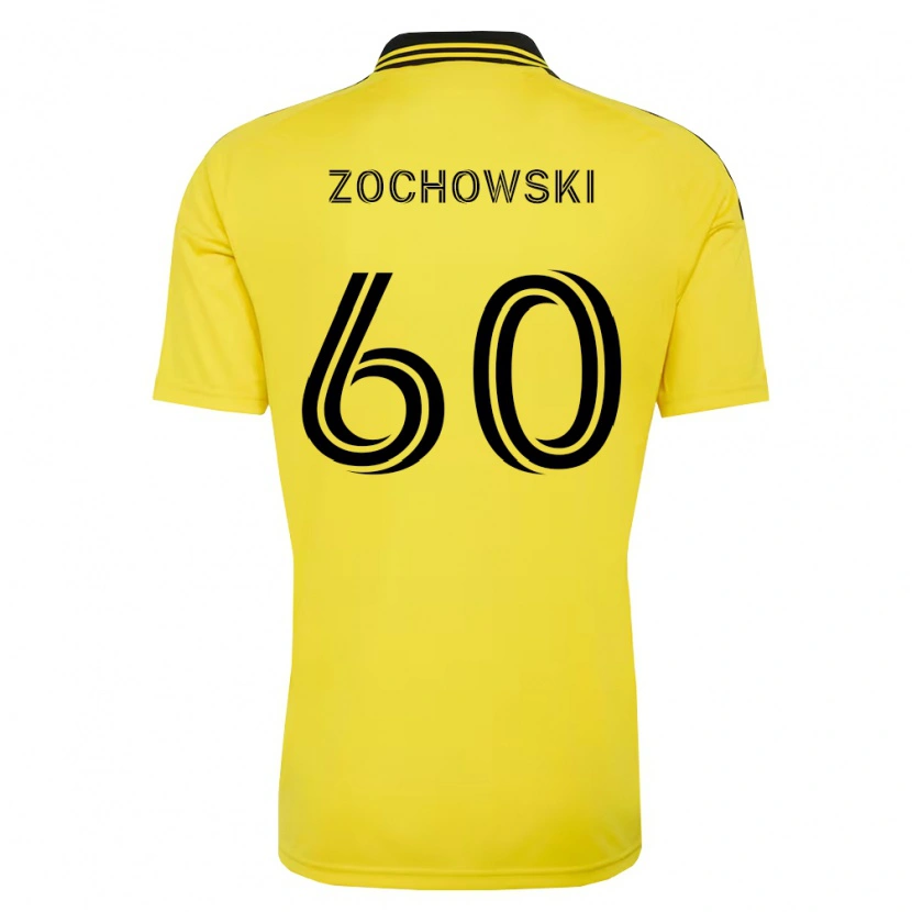 Danxen Heren Alex Zochowski #60 Geel Zwart Thuisshirt Thuistenue 2026/27 T-Shirt