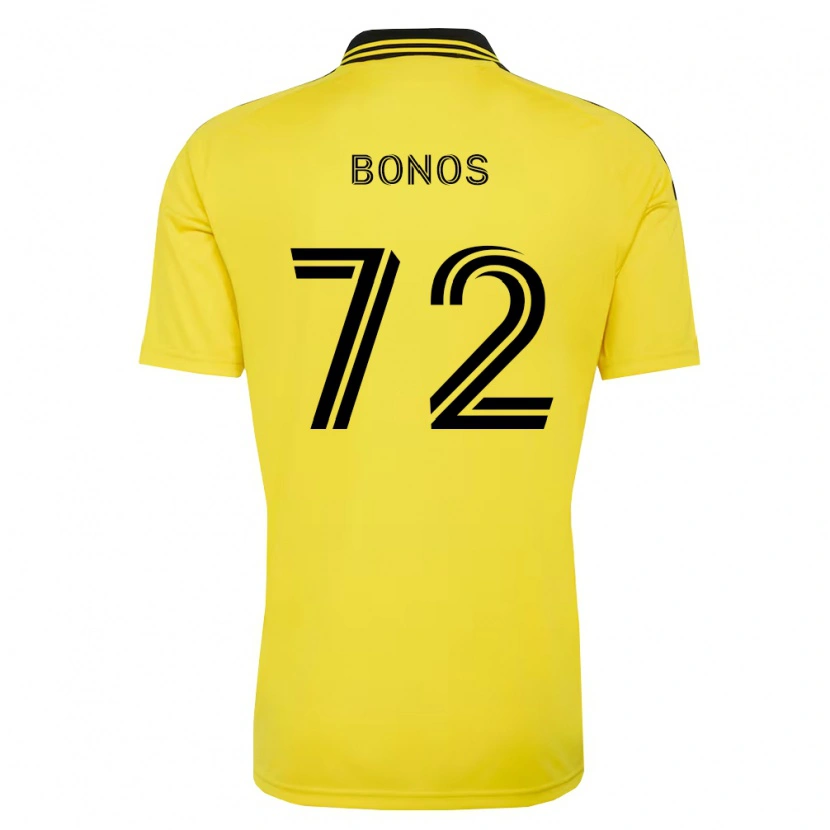 Danxen Heren Jackson Bonos #72 Geel Zwart Thuisshirt Thuistenue 2026/27 T-Shirt