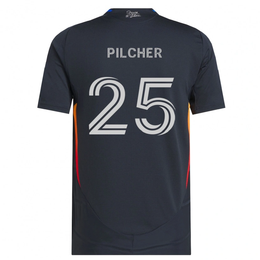 Danxen Heren Ian Pilcher #25 Donkergrijs Rood Thuisshirt Thuistenue 2026/27 T-Shirt