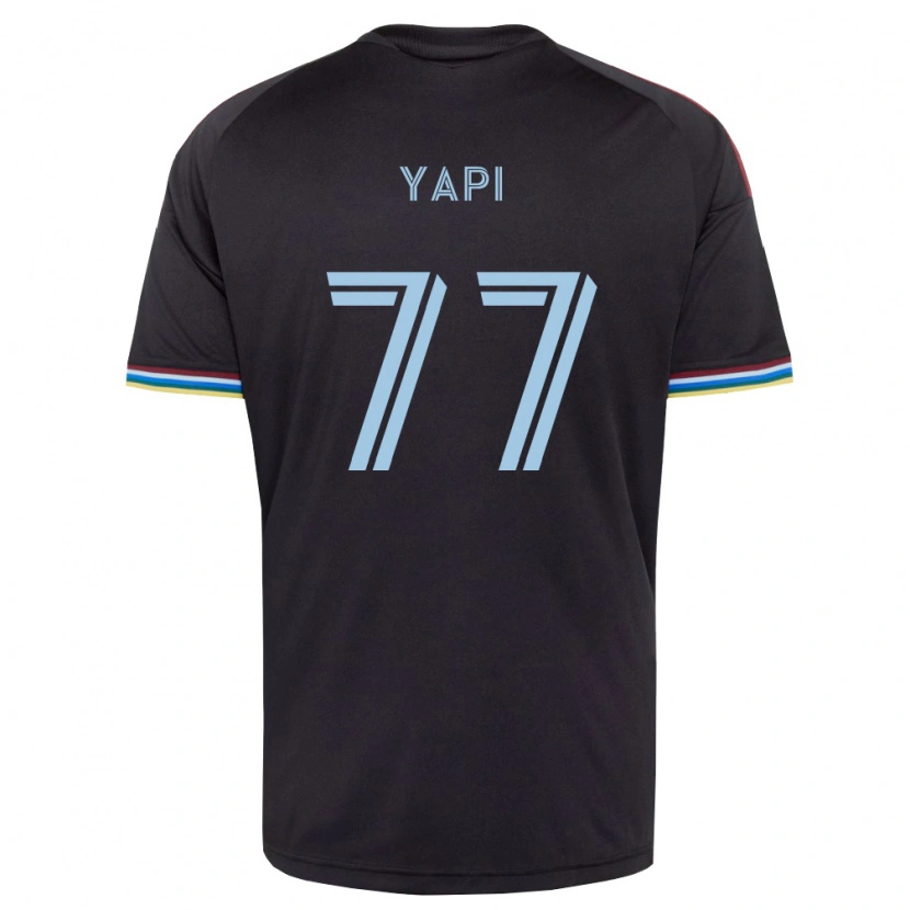 Danxen Heren Darren Yapi #77 Zwart Hemelsblauw Thuisshirt Thuistenue 2026/27 T-Shirt