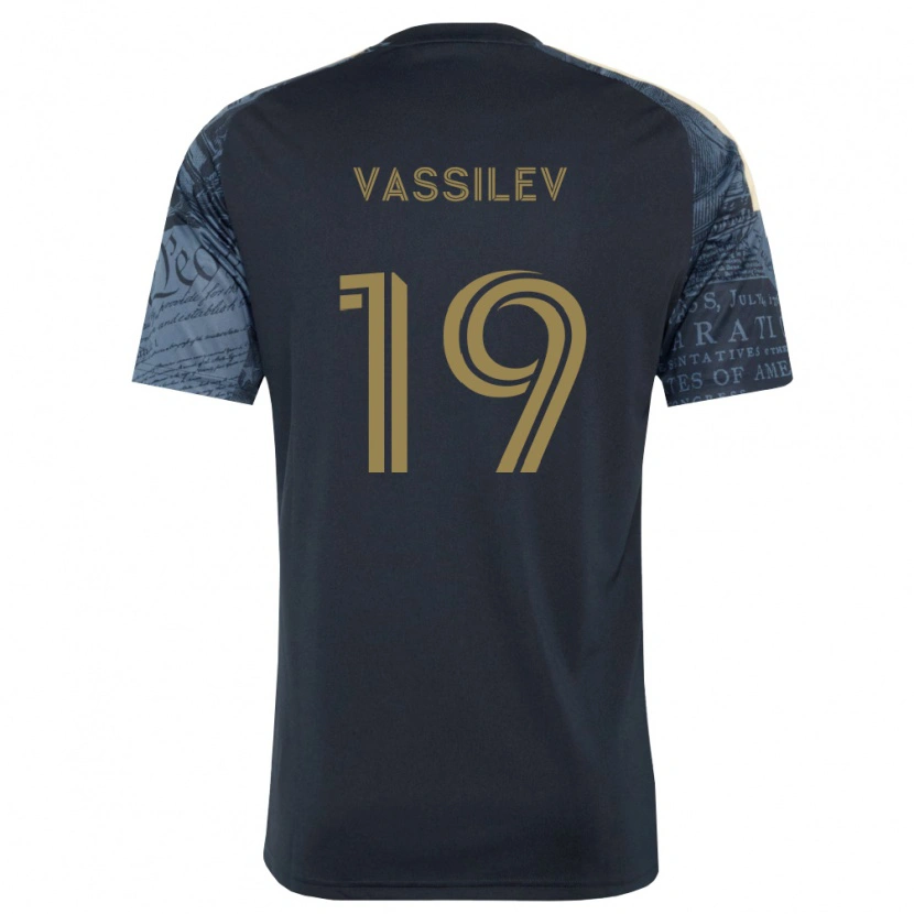 Danxen Heren Indiana Vassilev #19 Marineblauw Bruin Thuisshirt Thuistenue 2026/27 T-Shirt