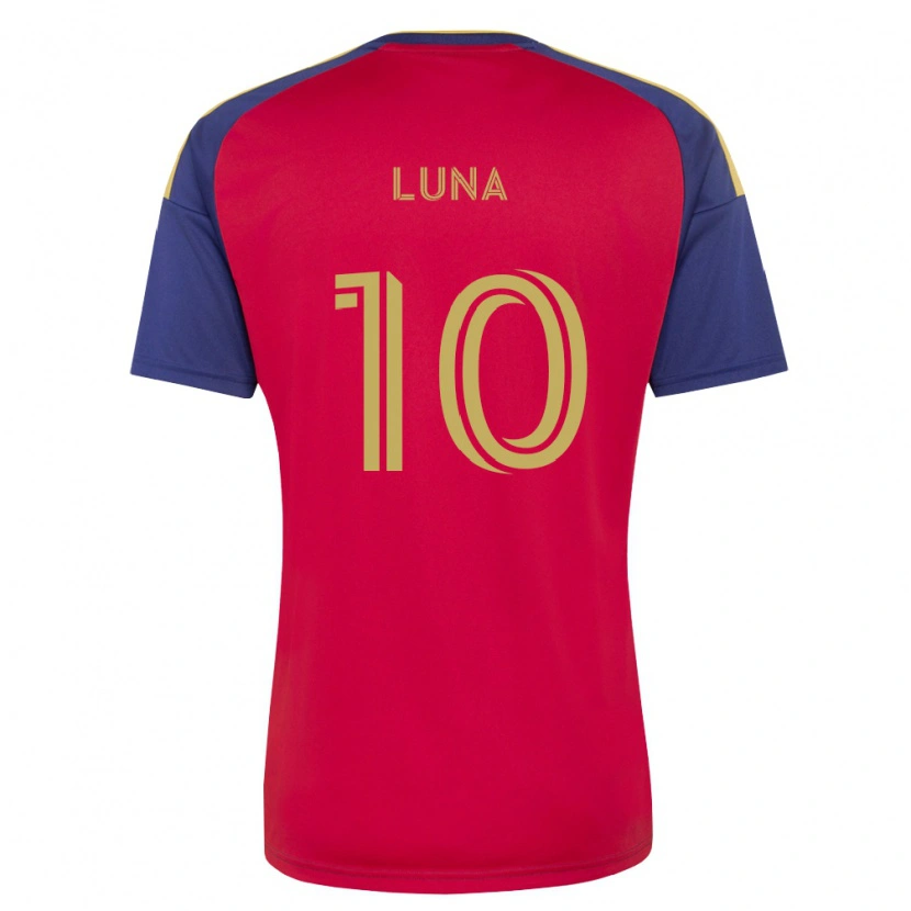 Danxen Heren Diego Luna #10 Koninklijk Blauw Bruin Rood Thuisshirt Thuistenue 2026/27 T-Shirt