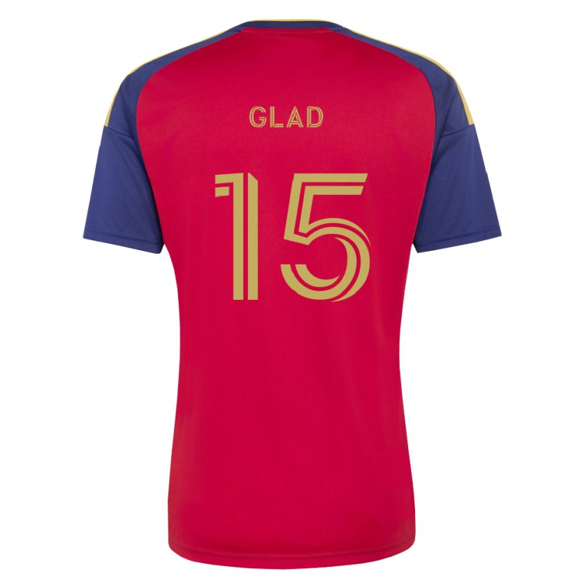 Danxen Heren Justen Glad #15 Koninklijk Blauw Bruin Rood Thuisshirt Thuistenue 2026/27 T-Shirt