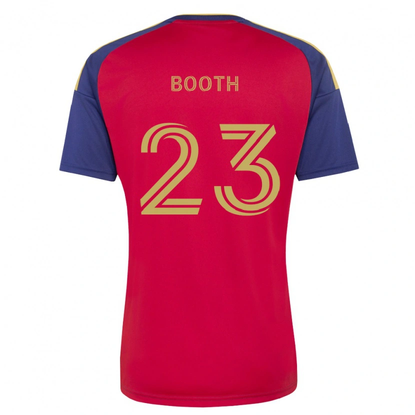 Danxen Heren Zach Booth #23 Koninklijk Blauw Bruin Rood Thuisshirt Thuistenue 2026/27 T-Shirt
