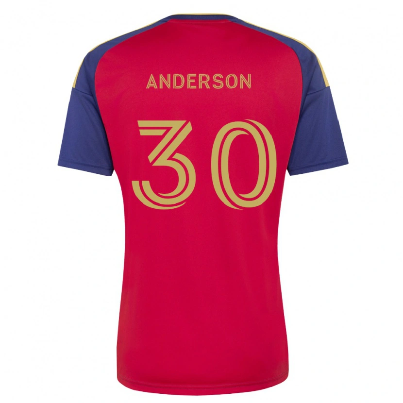 Danxen Heren Owen Anderson #30 Koninklijk Blauw Bruin Rood Thuisshirt Thuistenue 2026/27 T-Shirt