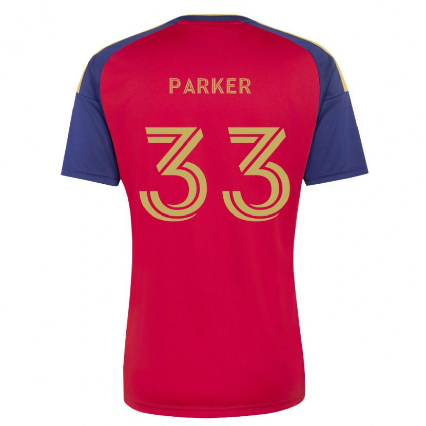 Danxen Heren Van Parker #33 Koninklijk Blauw Bruin Rood Thuisshirt Thuistenue 2026/27 T-Shirt
