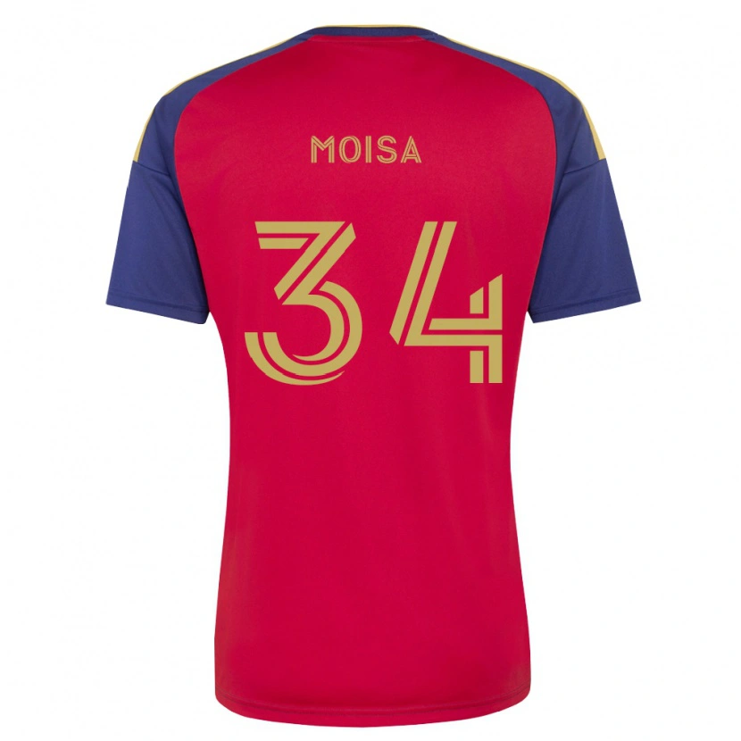 Danxen Heren Luca Moisa #34 Koninklijk Blauw Bruin Rood Thuisshirt Thuistenue 2026/27 T-Shirt