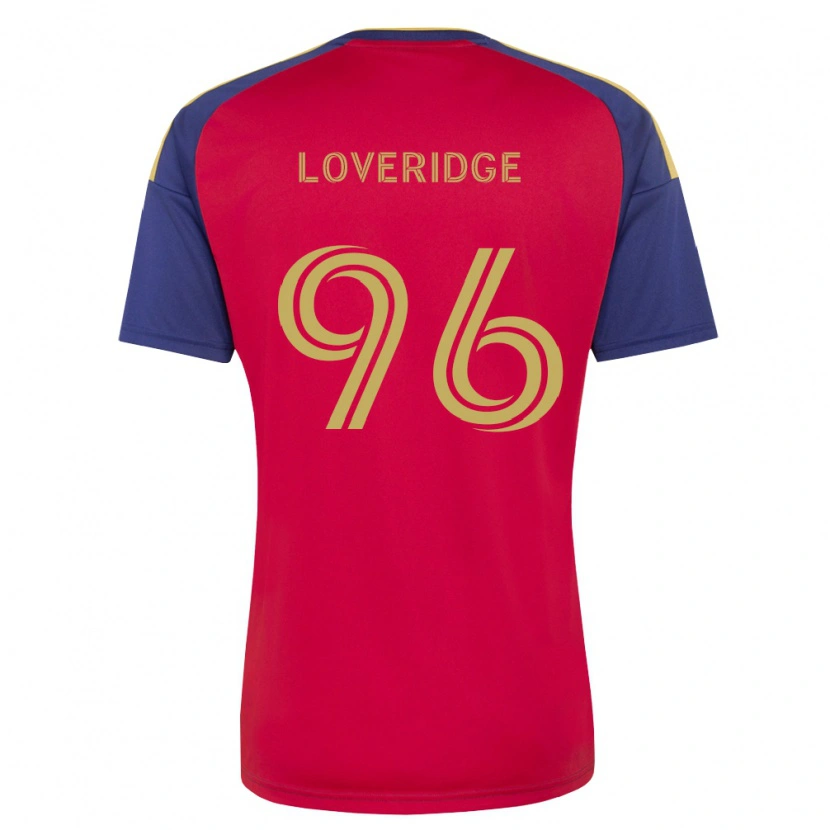 Danxen Heren Pete Loveridge #96 Koninklijk Blauw Bruin Rood Thuisshirt Thuistenue 2026/27 T-Shirt