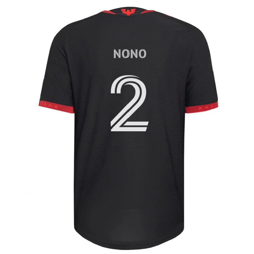 Danxen Heren Kimito Nono #2 Zwart Wit Rood Thuisshirt Thuistenue 2026/27 T-Shirt