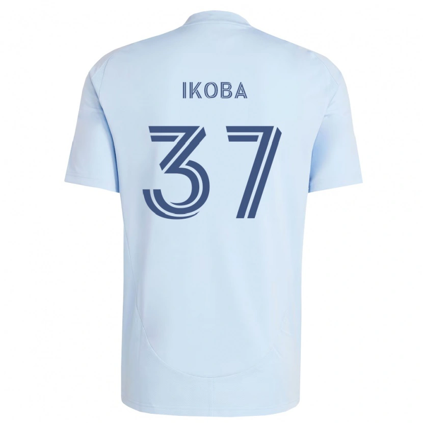 Danxen Heren Tega Ikoba #37 Lichtblauw Lichtgrijs Thuisshirt Thuistenue 2026/27 T-Shirt