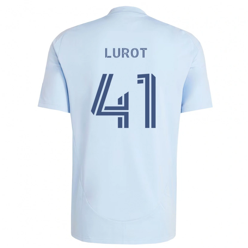Danxen Heren Pierre Lurot #41 Lichtblauw Lichtgrijs Thuisshirt Thuistenue 2026/27 T-Shirt