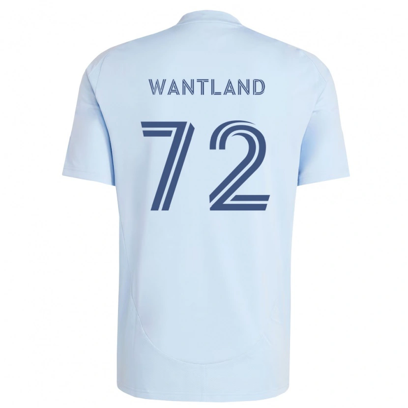 Danxen Heren Zane Wantland #72 Lichtblauw Lichtgrijs Thuisshirt Thuistenue 2026/27 T-Shirt