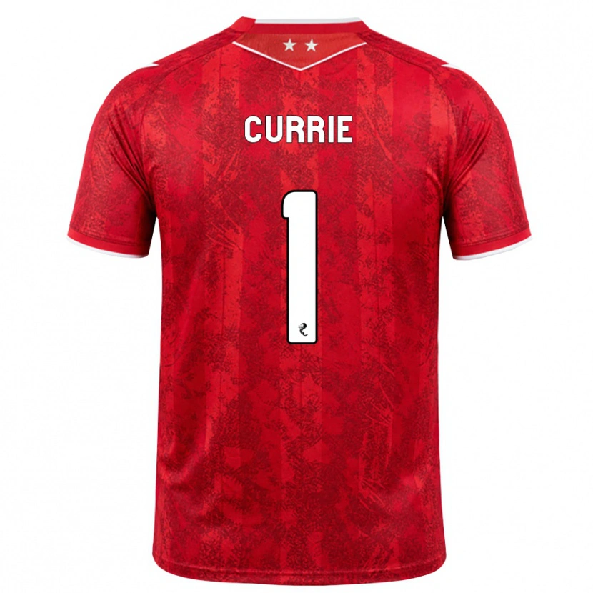 Danxen Heren Jennifer Currie #1 Rood Wit Thuisshirt Thuistenue 2026/27 T-Shirt