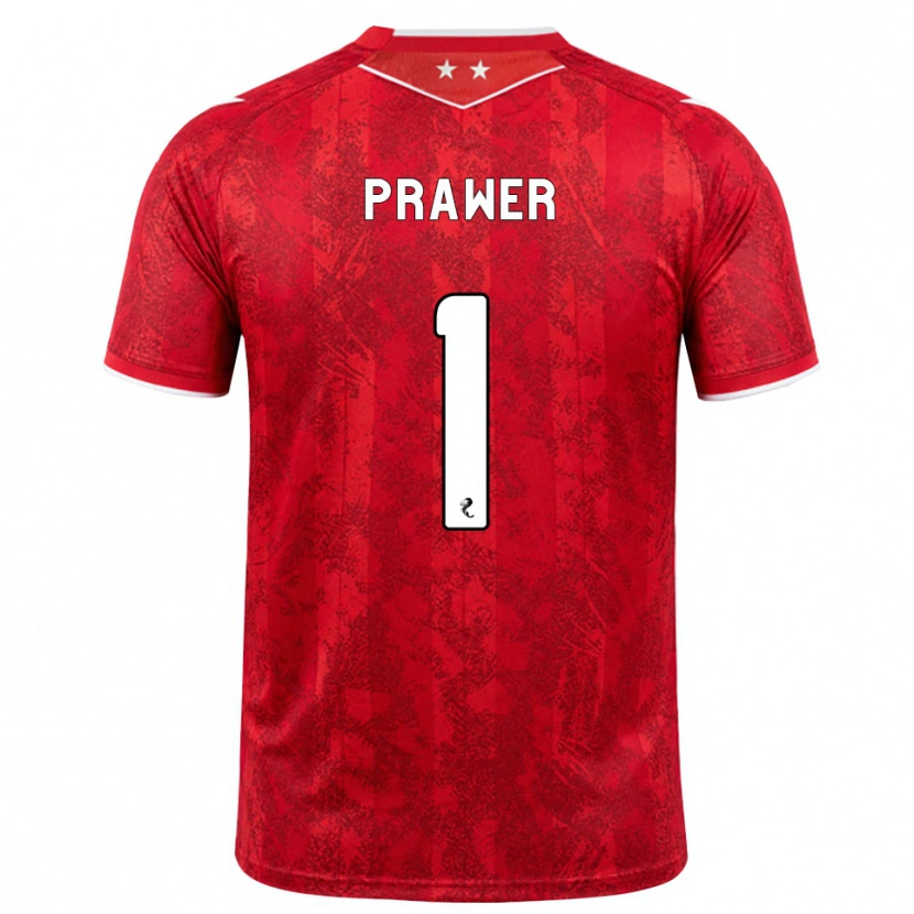 Danxen Heren Anna Prawer #1 Rood Wit Thuisshirt Thuistenue 2026/27 T-Shirt