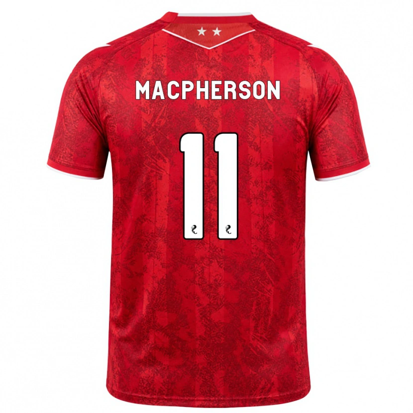 Danxen Heren Keira Macpherson #11 Rood Wit Thuisshirt Thuistenue 2026/27 T-Shirt