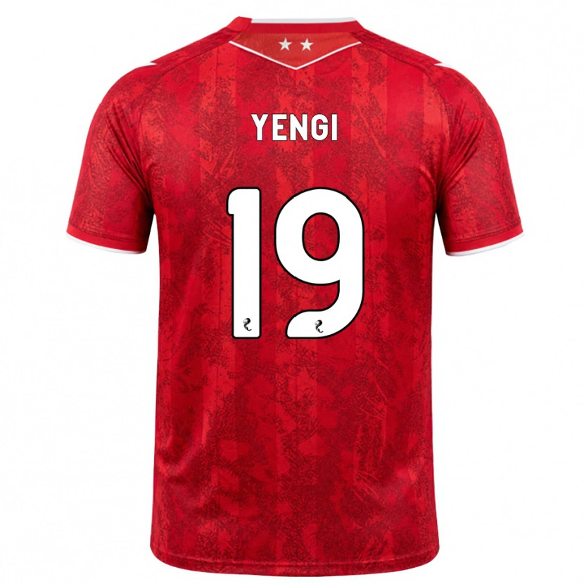 Danxen Heren Kusini Yengi #19 Rood Wit Thuisshirt Thuistenue 2026/27 T-Shirt