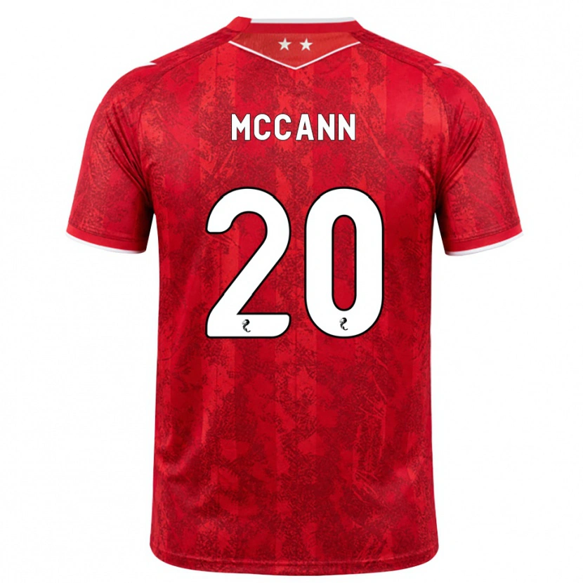 Danxen Heren Annalisa Mccann #20 Rood Wit Thuisshirt Thuistenue 2026/27 T-Shirt