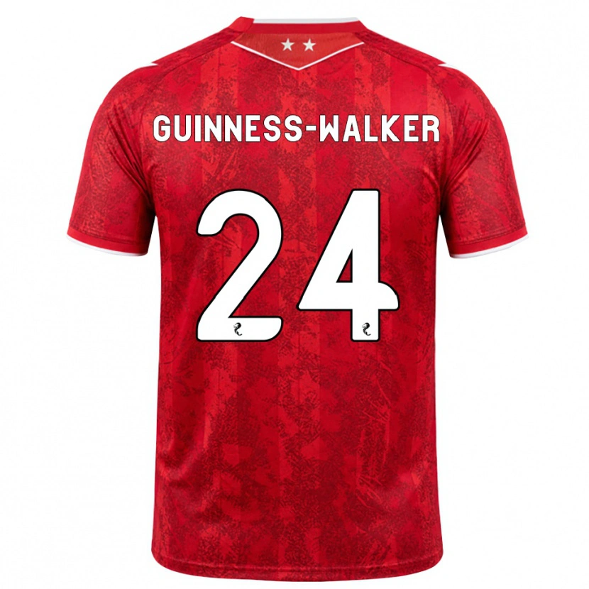 Danxen Heren Nesta Guinness-Walker #24 Rood Wit Thuisshirt Thuistenue 2026/27 T-Shirt