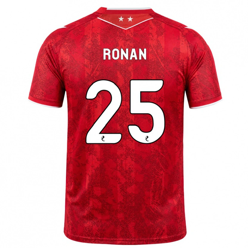Danxen Heren Connor Ronan #25 Rood Wit Thuisshirt Thuistenue 2026/27 T-Shirt