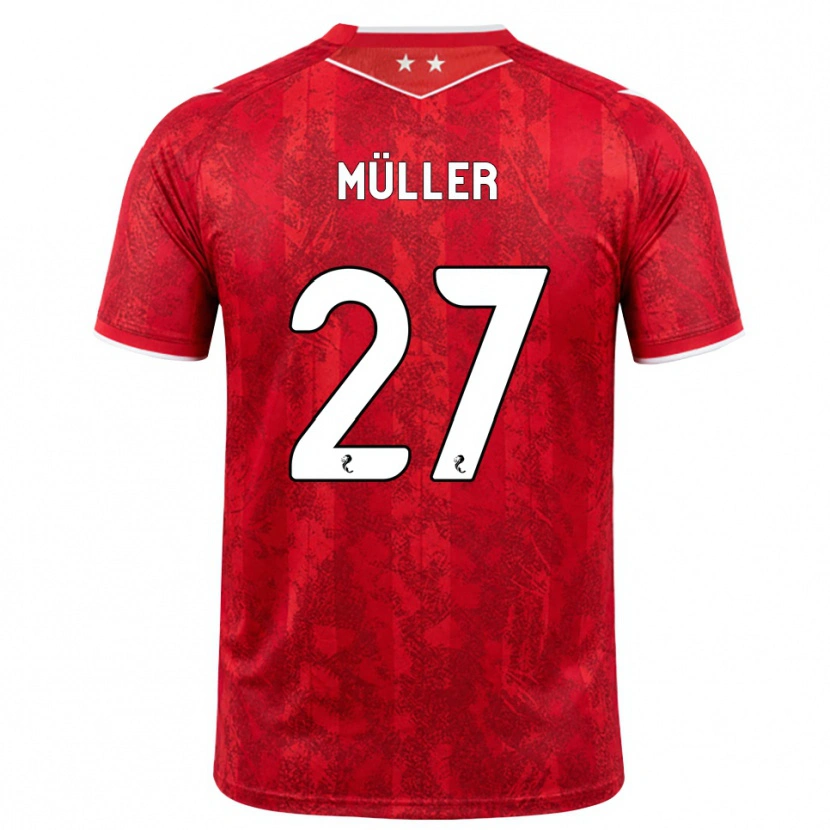 Danxen Heren Marius Müller #27 Rood Wit Thuisshirt Thuistenue 2026/27 T-Shirt
