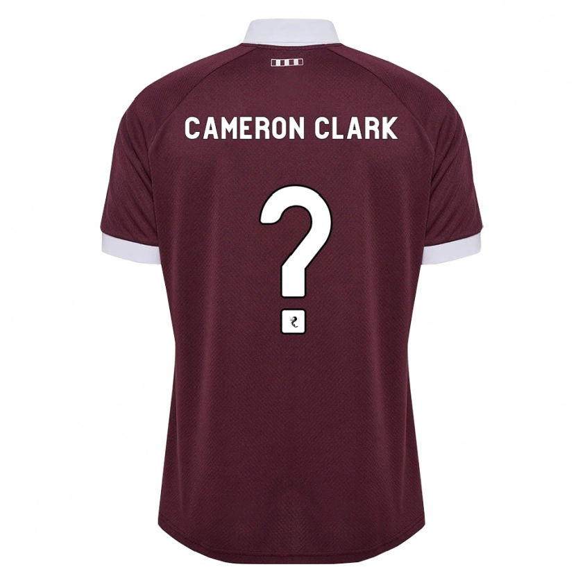 Danxen Heren Cameron Clark #0 Bordeauxrood Wit Thuisshirt Thuistenue 2026/27 T-Shirt