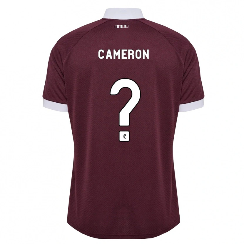 Danxen Heren Ruaridh Cameron #0 Bordeauxrood Wit Thuisshirt Thuistenue 2026/27 T-Shirt