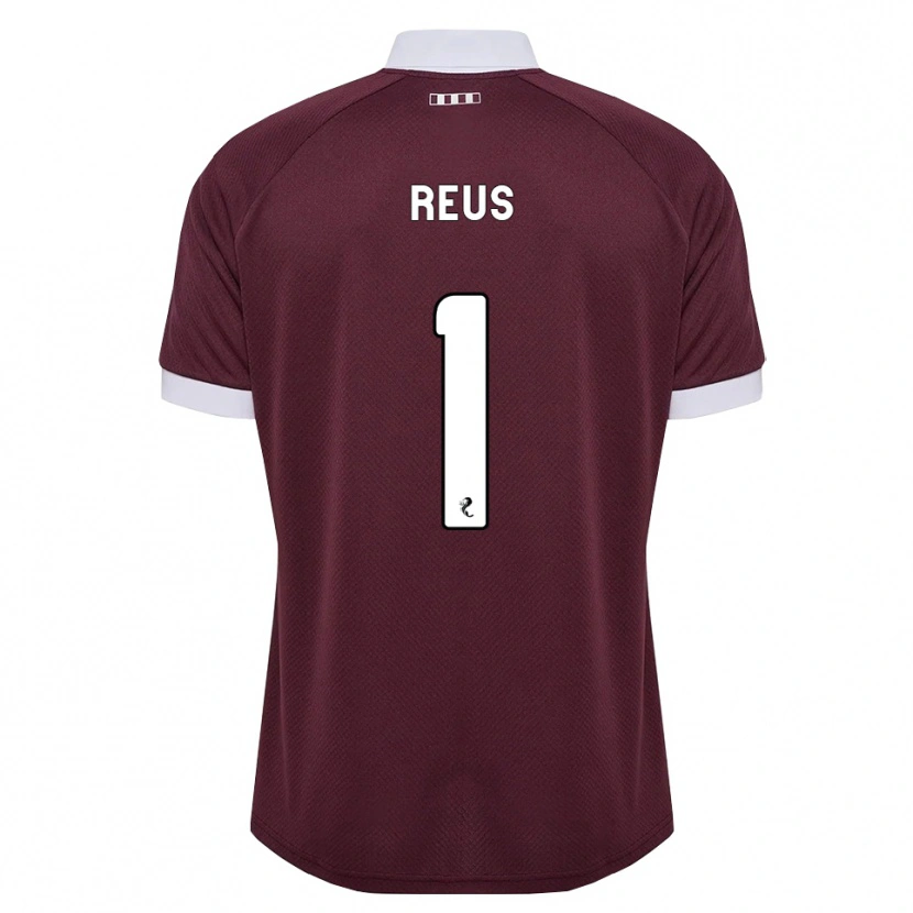 Danxen Heren Beau Reus #1 Bordeauxrood Wit Thuisshirt Thuistenue 2026/27 T-Shirt