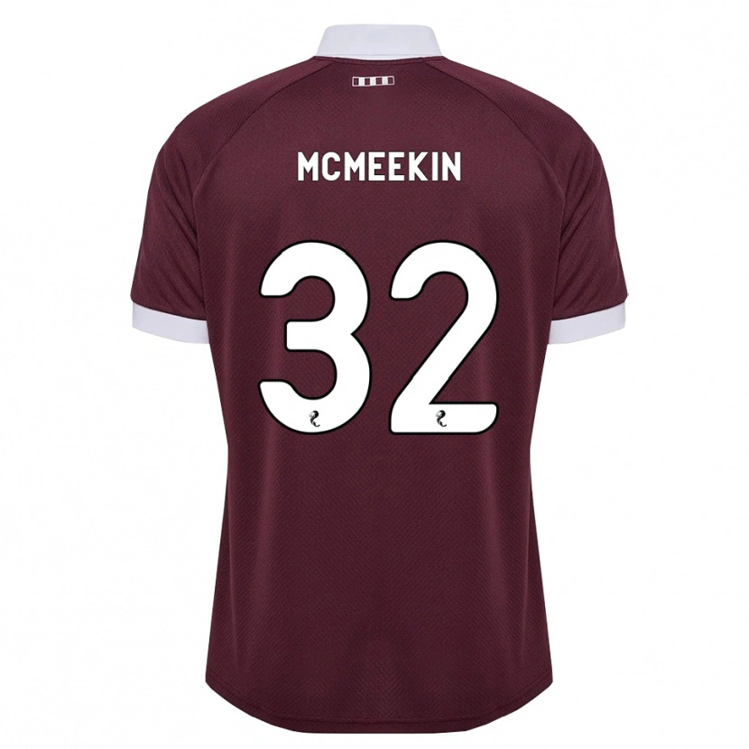 Danxen Heren Keir Mcmeekin #32 Bordeauxrood Wit Thuisshirt Thuistenue 2026/27 T-Shirt