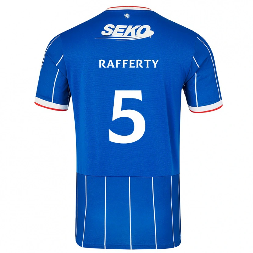 Danxen Heren Laura Rafferty #5 Rood Blauw Wit Thuisshirt Thuistenue 2026/27 T-Shirt
